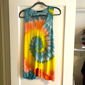 NWOT Tie Dye Racerback Tank